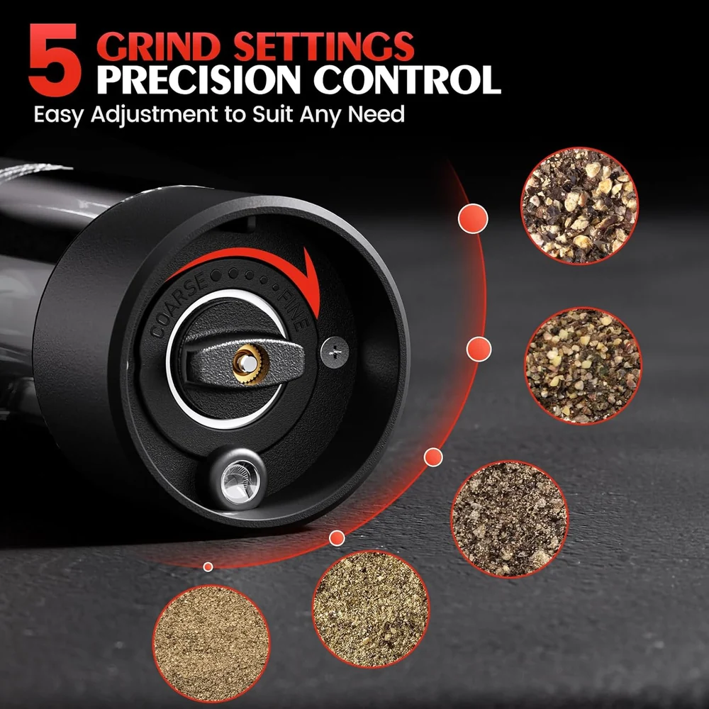 ioion Electric Salt and Pepper Grinder Set